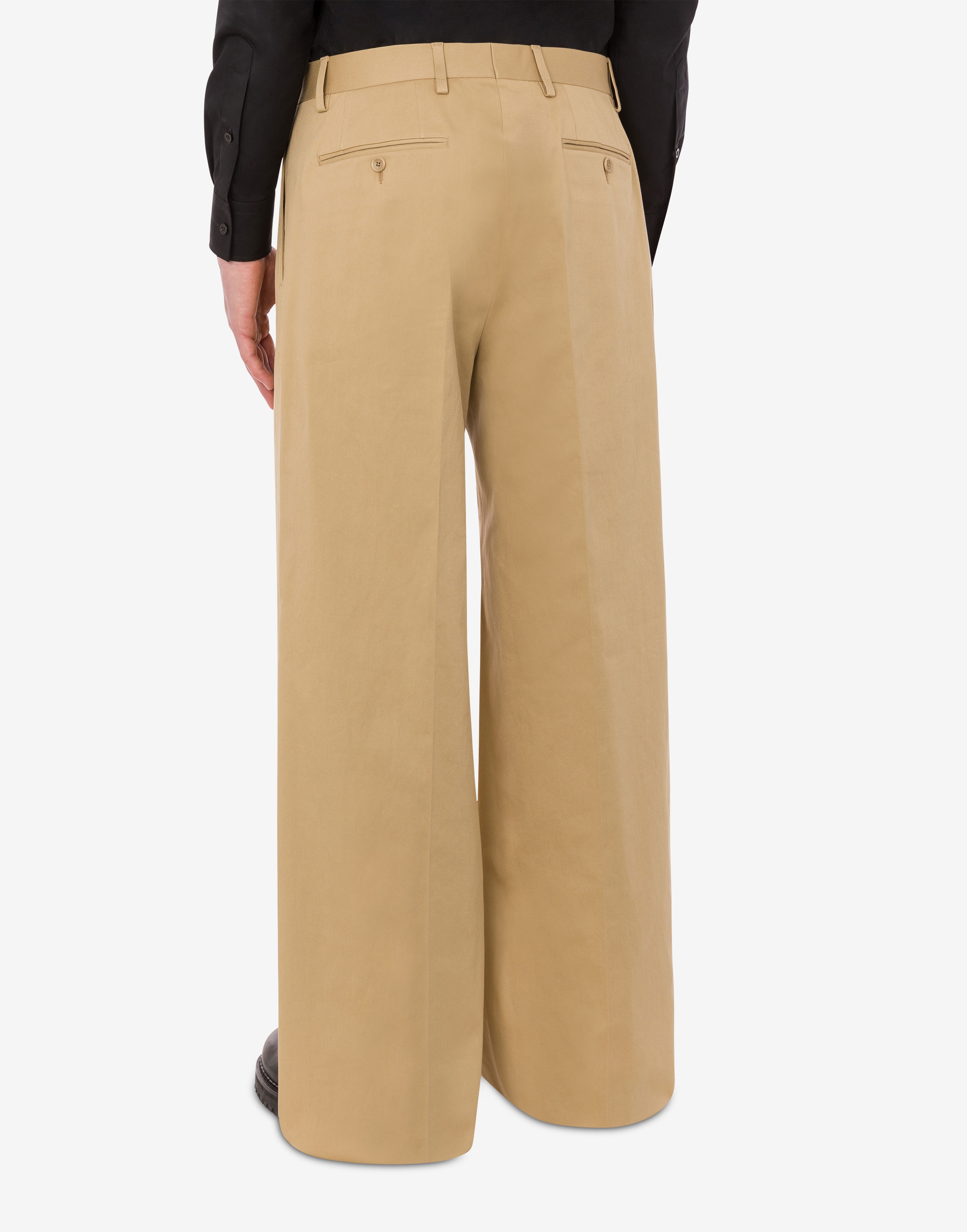 STRETCH GABARDINE TROUSERS - 3