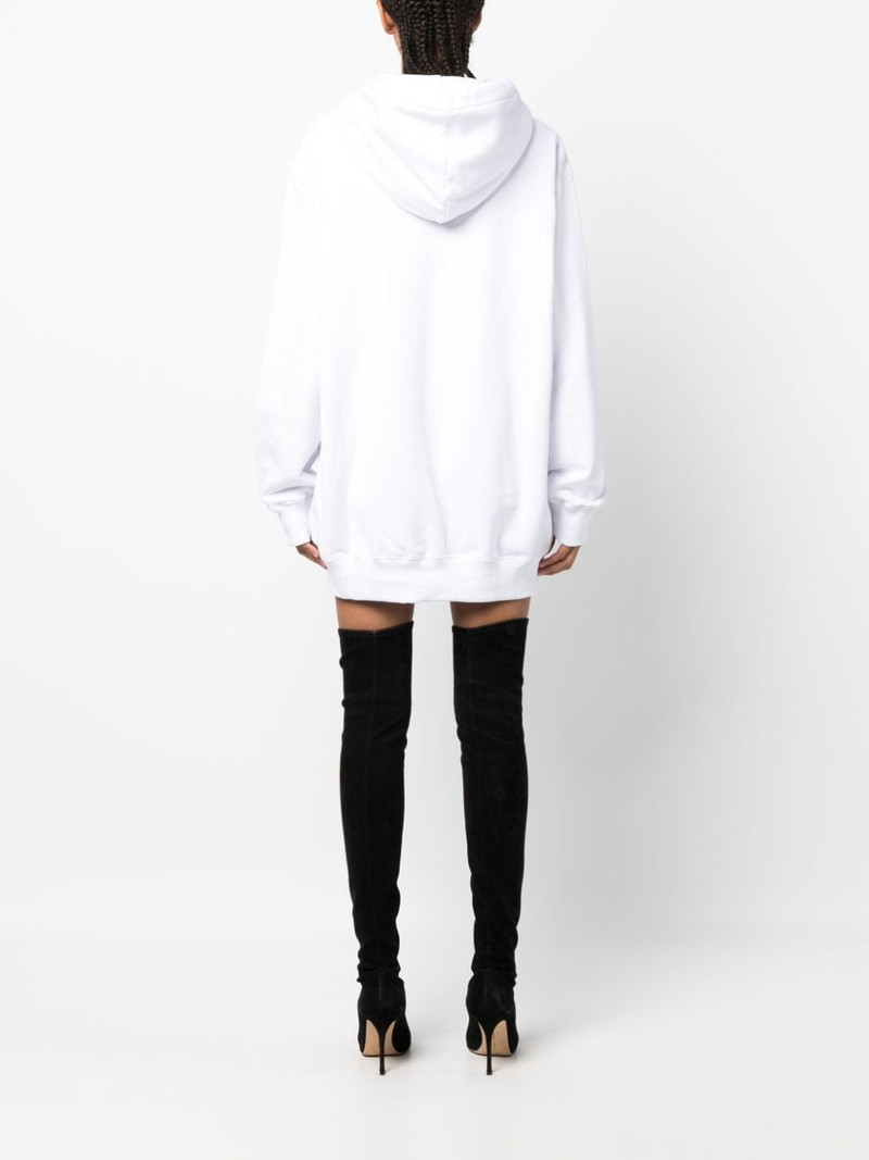 logo-embroidered hoodie 4
