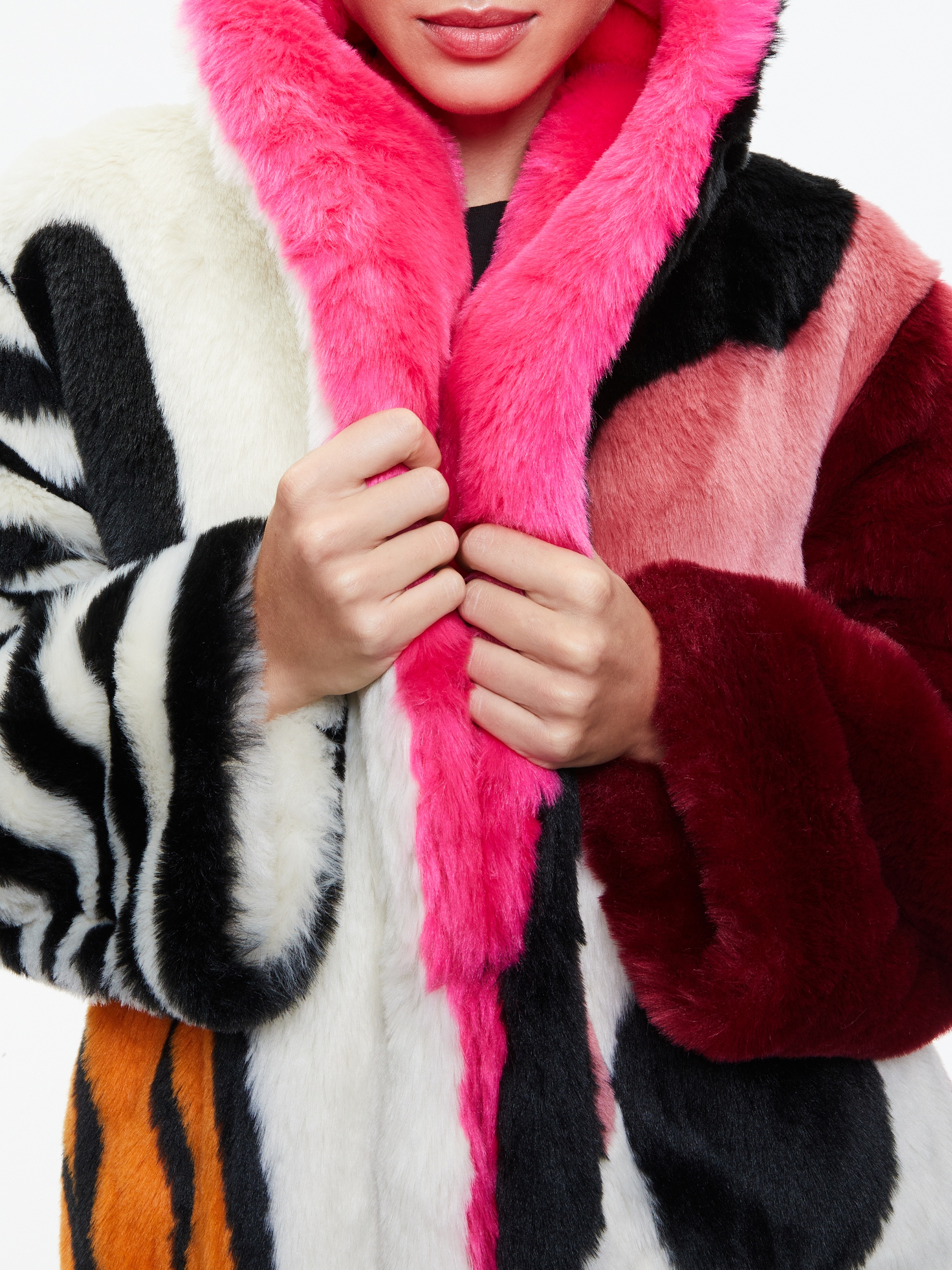 YETTA FAUX FUR COAT - 5