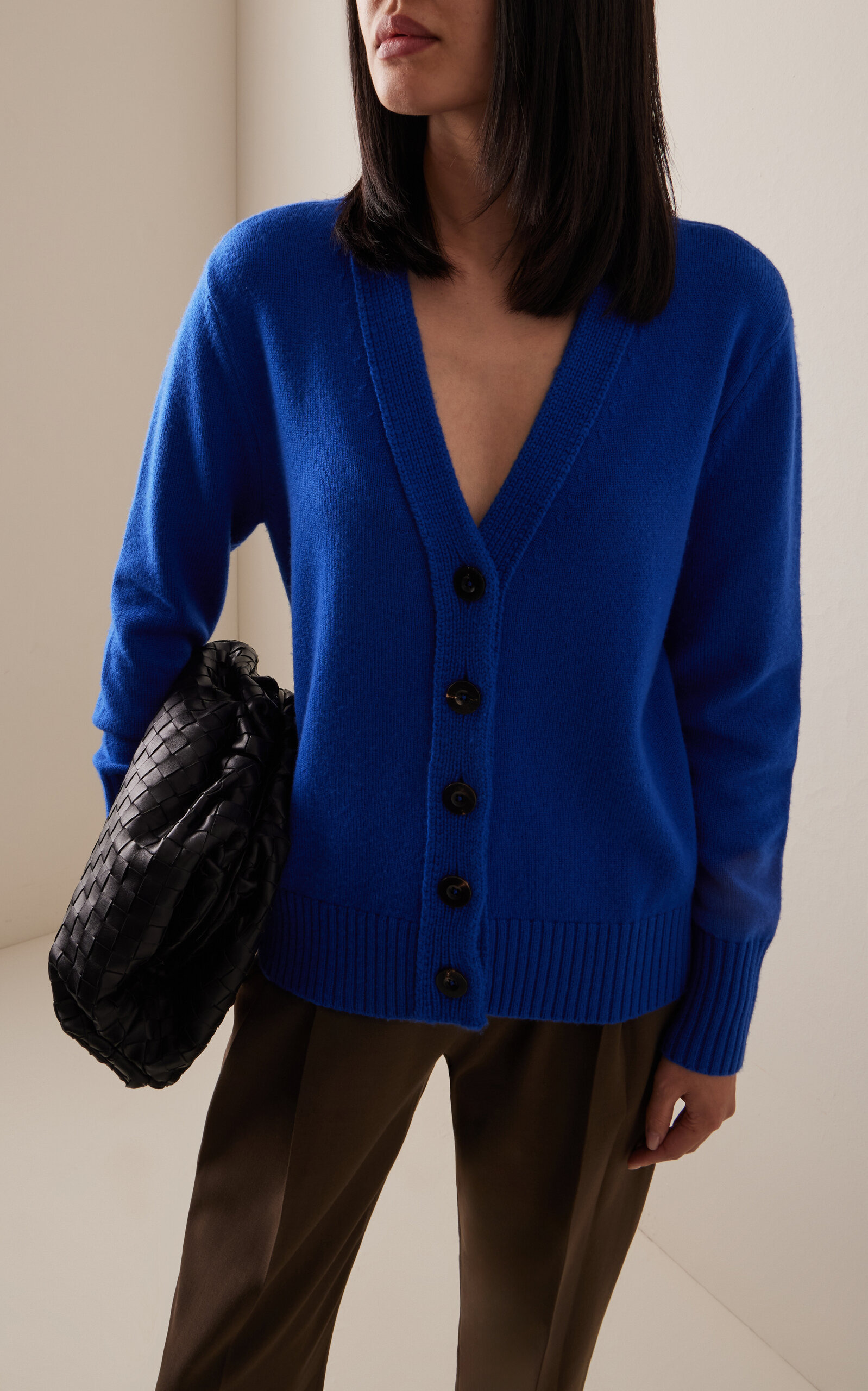 Wool-Cashmere Cardigan blue - 3