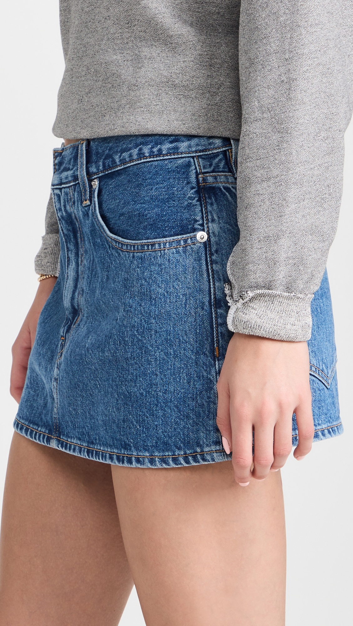 Low Rise Micro Mini Skirt - 3