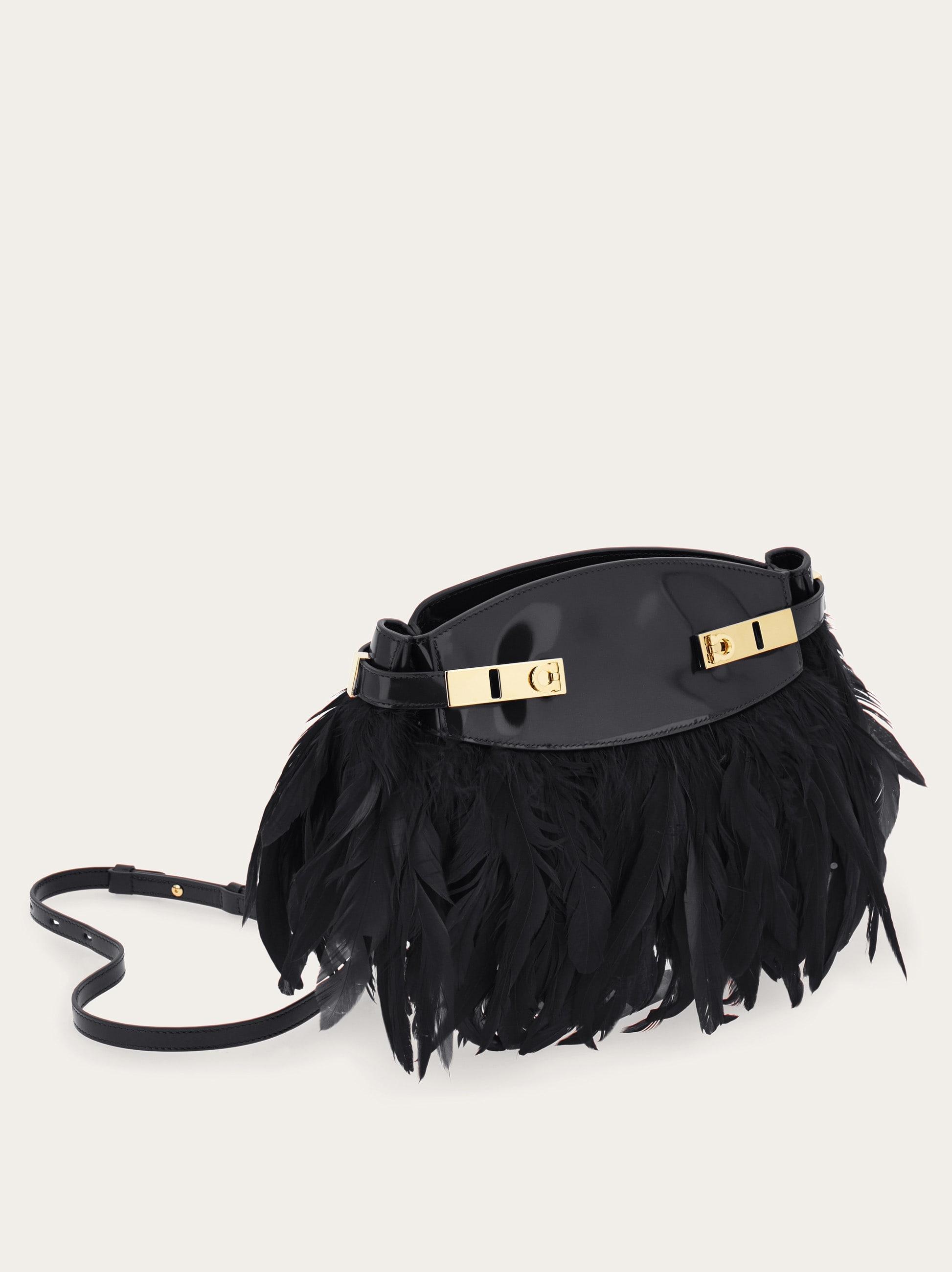 Hug soft crossbody bag with feathers (XS) - 7
