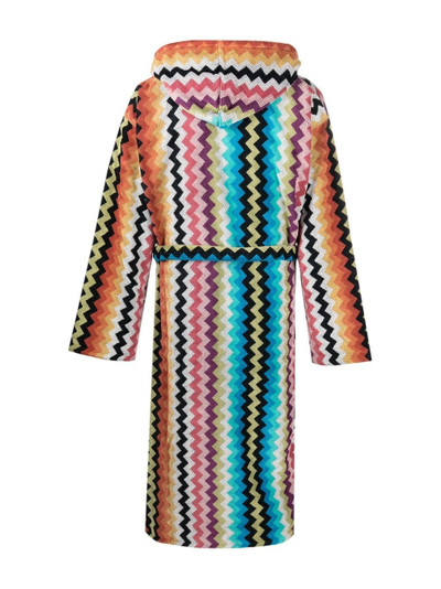 Missoni zig-zag print pattern robe outlook