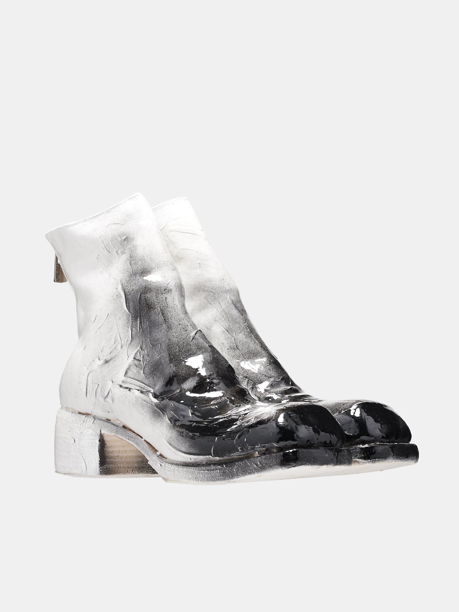 9086 Painted Resin Boots - 2