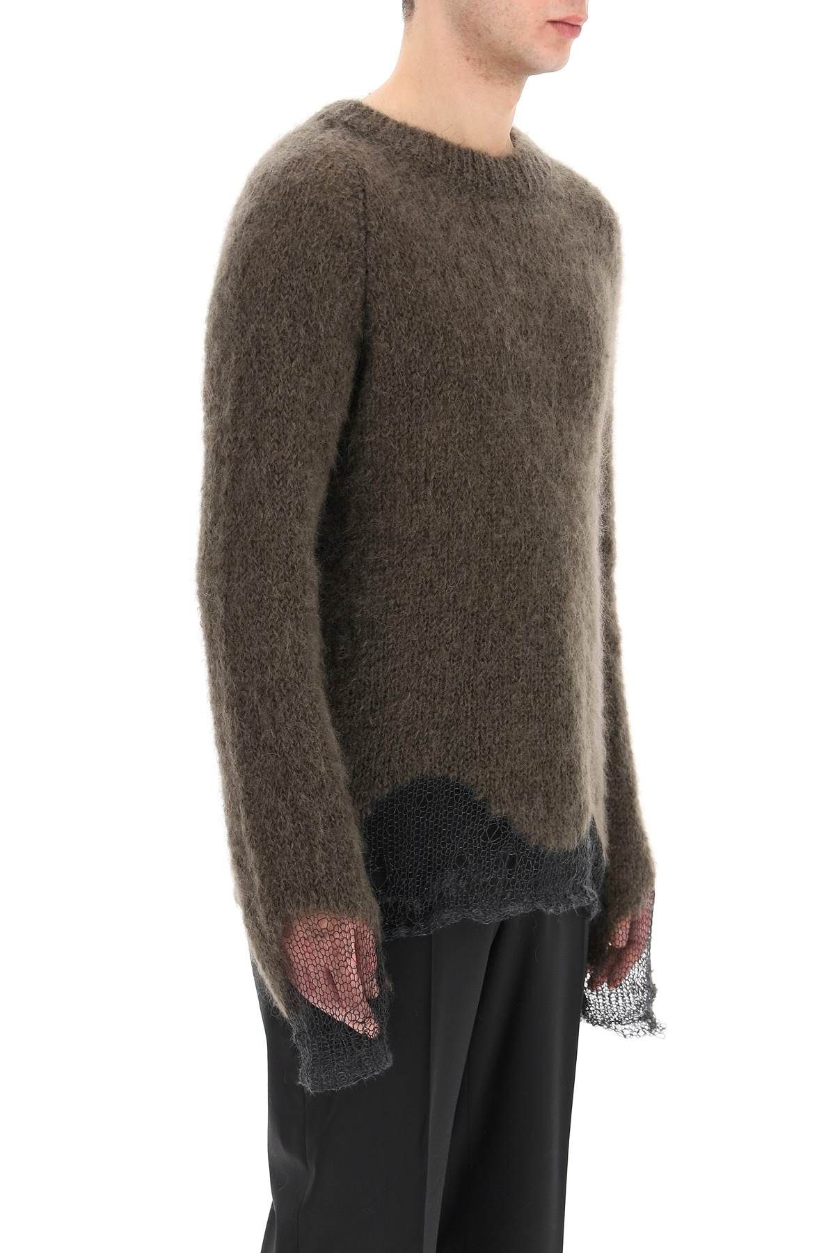 DISTRESSED MOHAIR SWEATER - 3