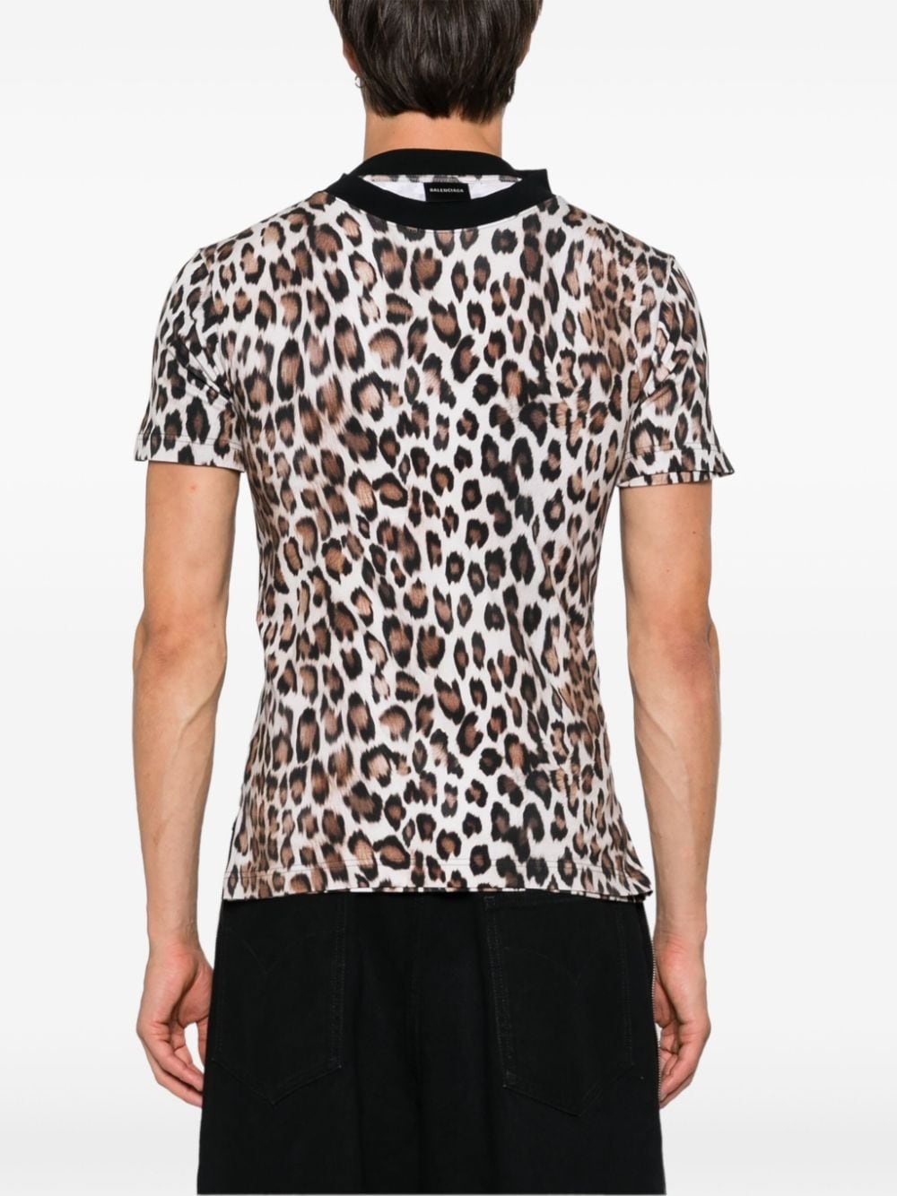 leopard-print T-shirt - 5