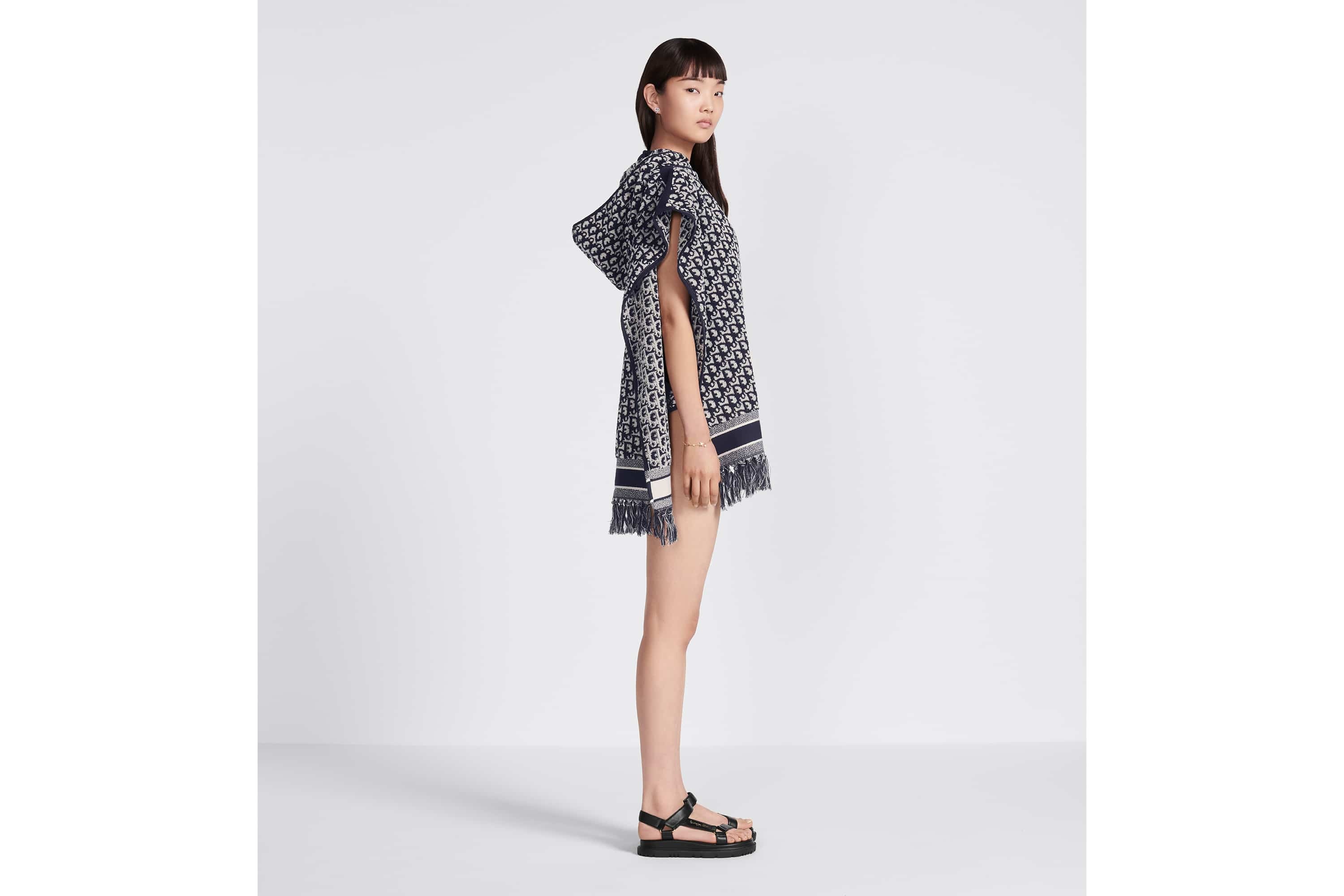 Dior Oblique Hooded Poncho - 3