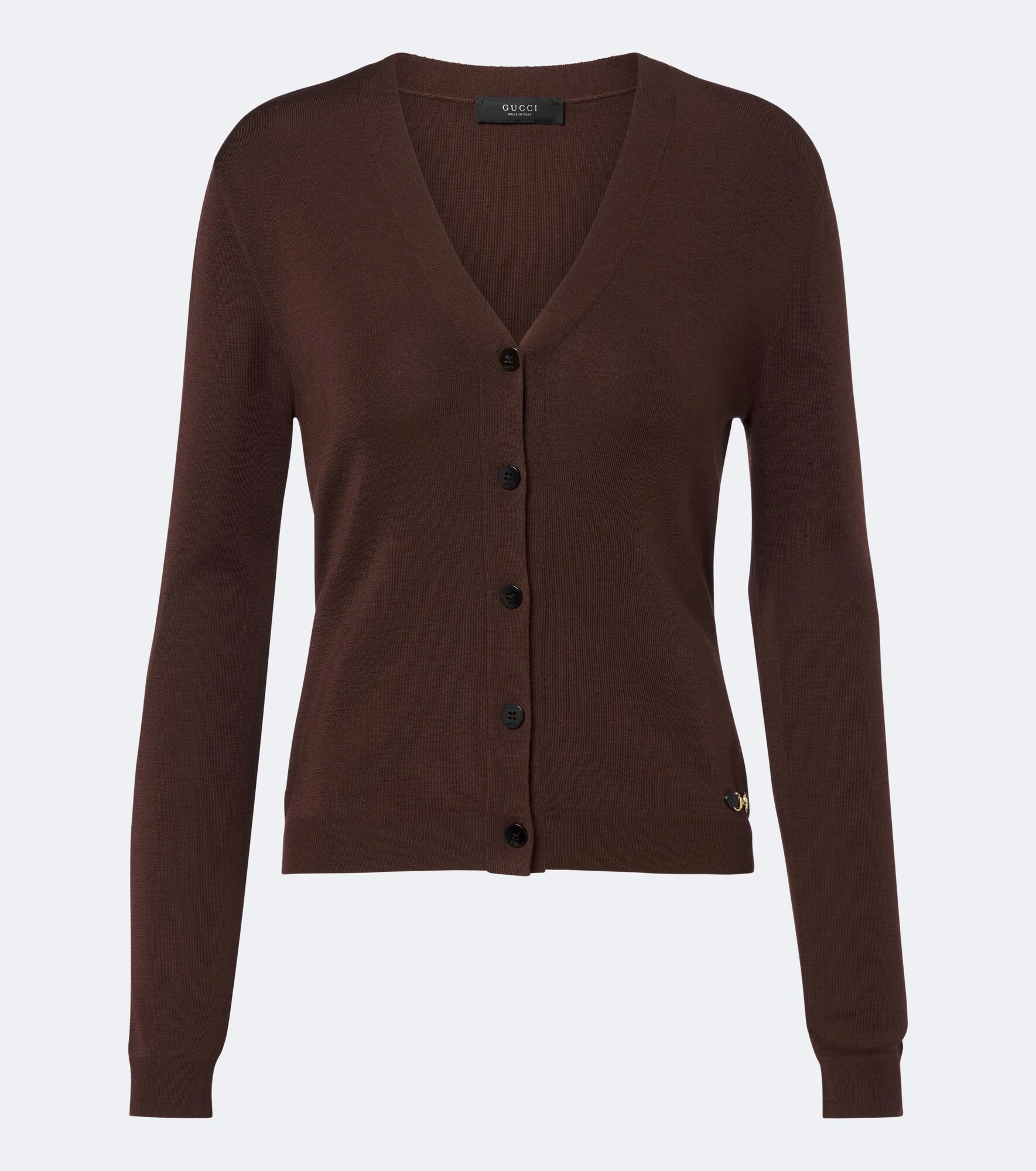 Horsebit wool cardigan - 1