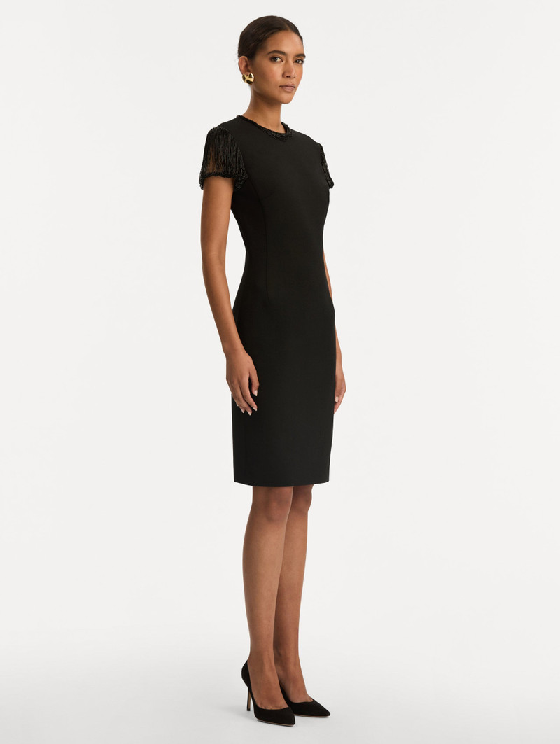 BUGLE BEAD EMBROIDERED COCKTAIL DRESS 4