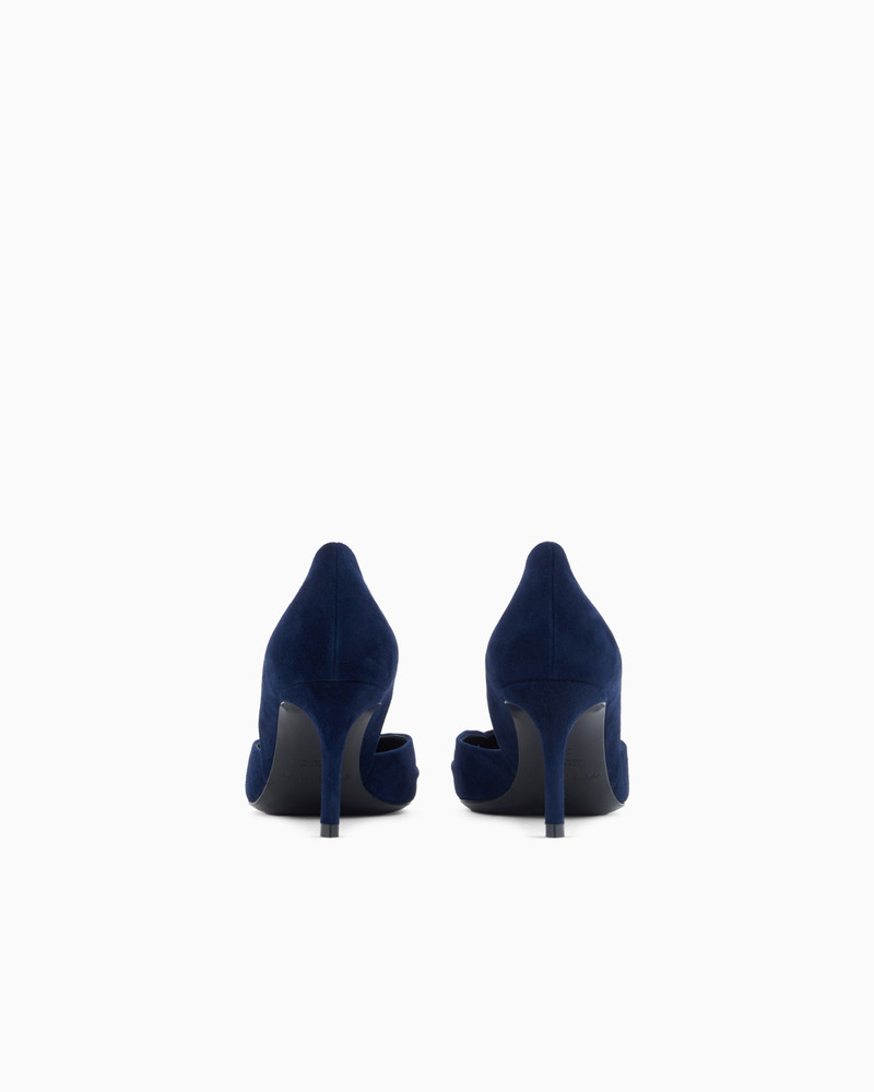 GIORGIO ARMANI SUEDE COURT SHOES outlook