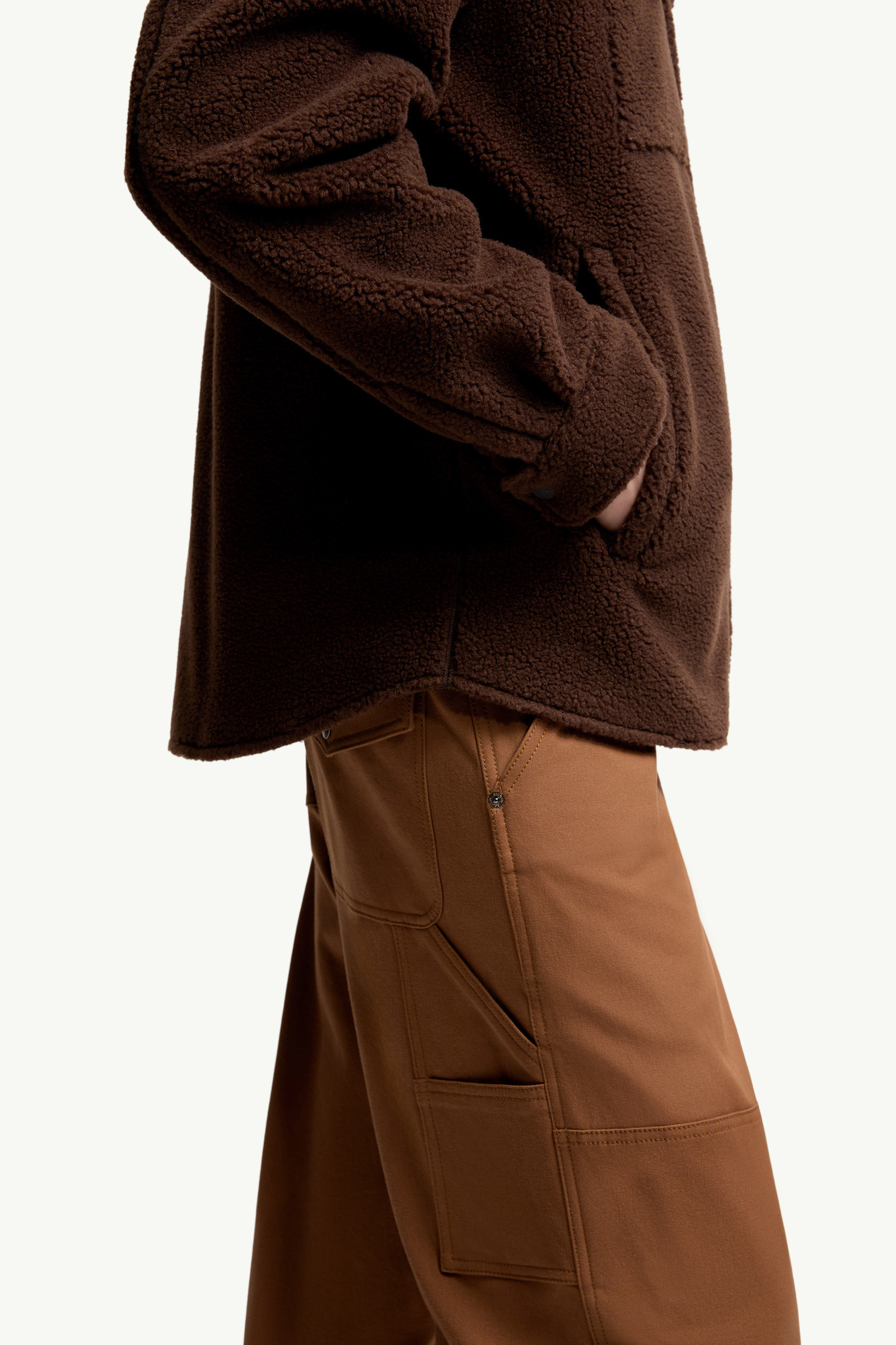 Teddy Corduroy-Trimmed Shirt Jacket - 6