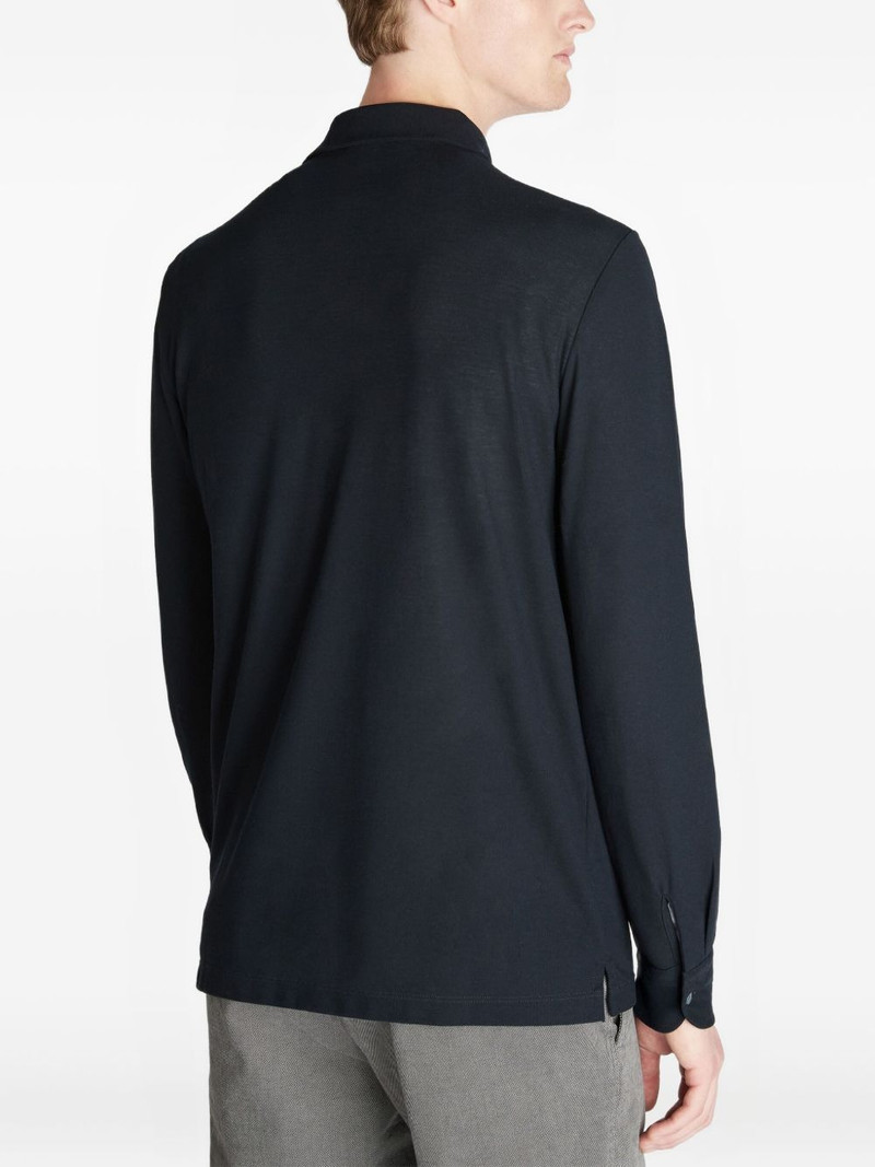 long-sleeve polo shirt 4