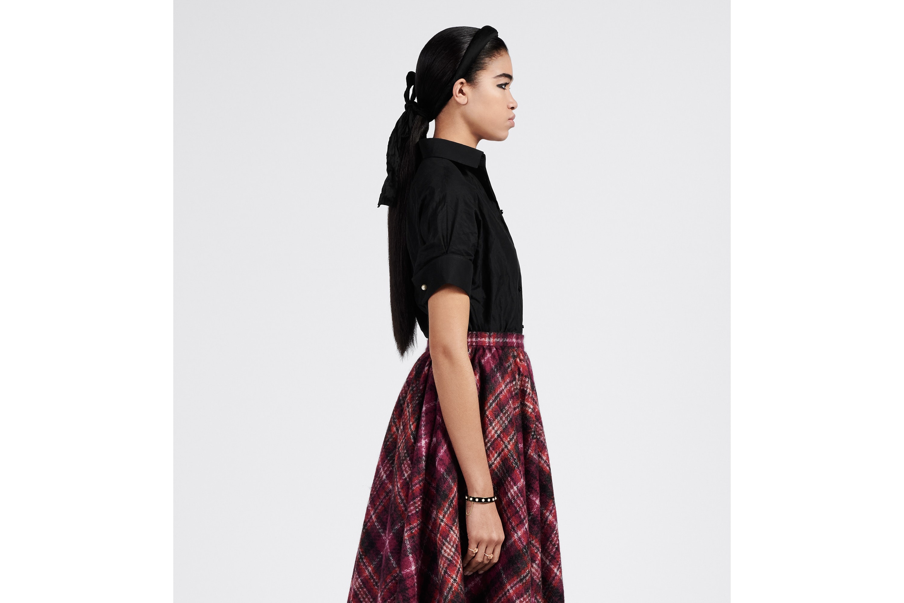 Blouse with Puff Sleeves - 5