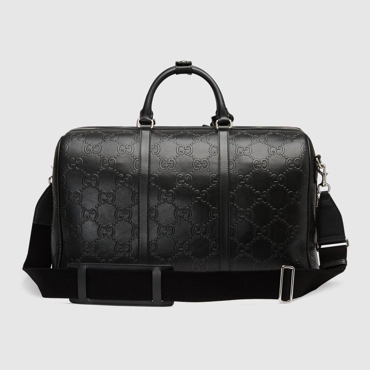 GG embossed duffle bag - 3