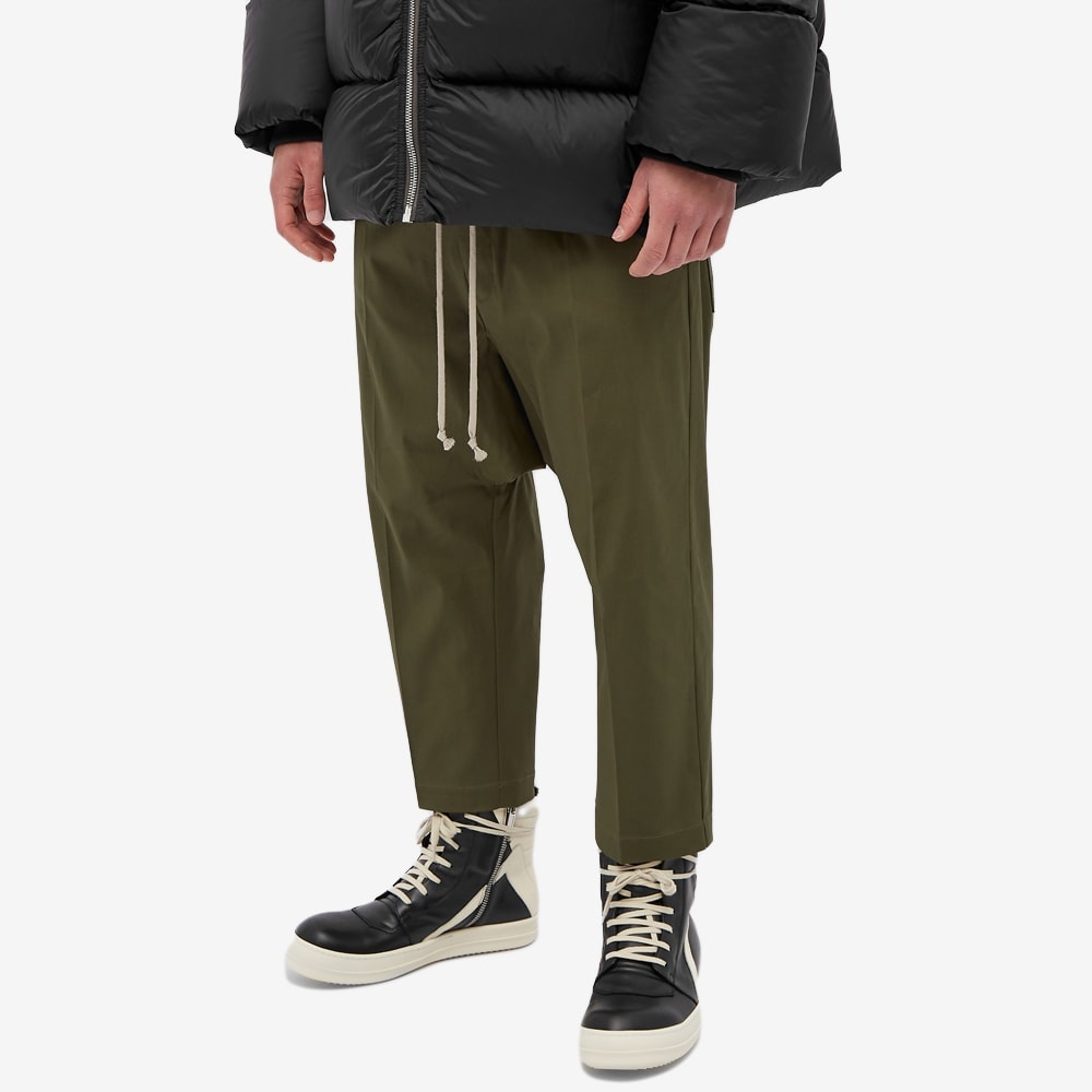 Rick Owens Drawstring Cropped Pant - 6