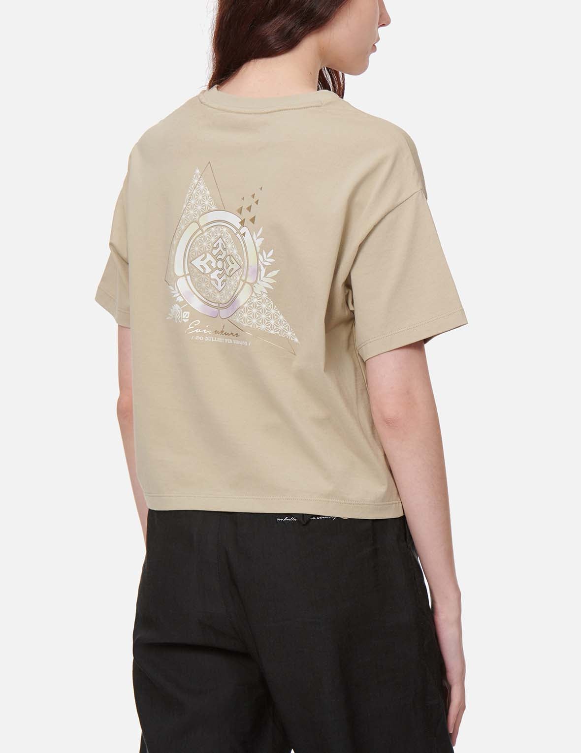 Kamon Print Drop-shoulder T-shirt - 3