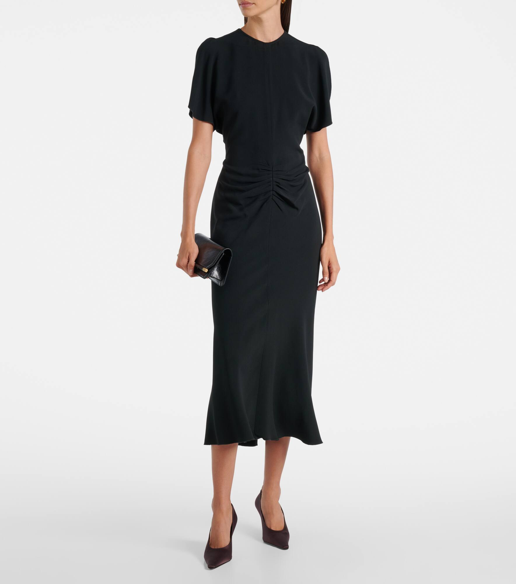 Crêpe midi dress - 2