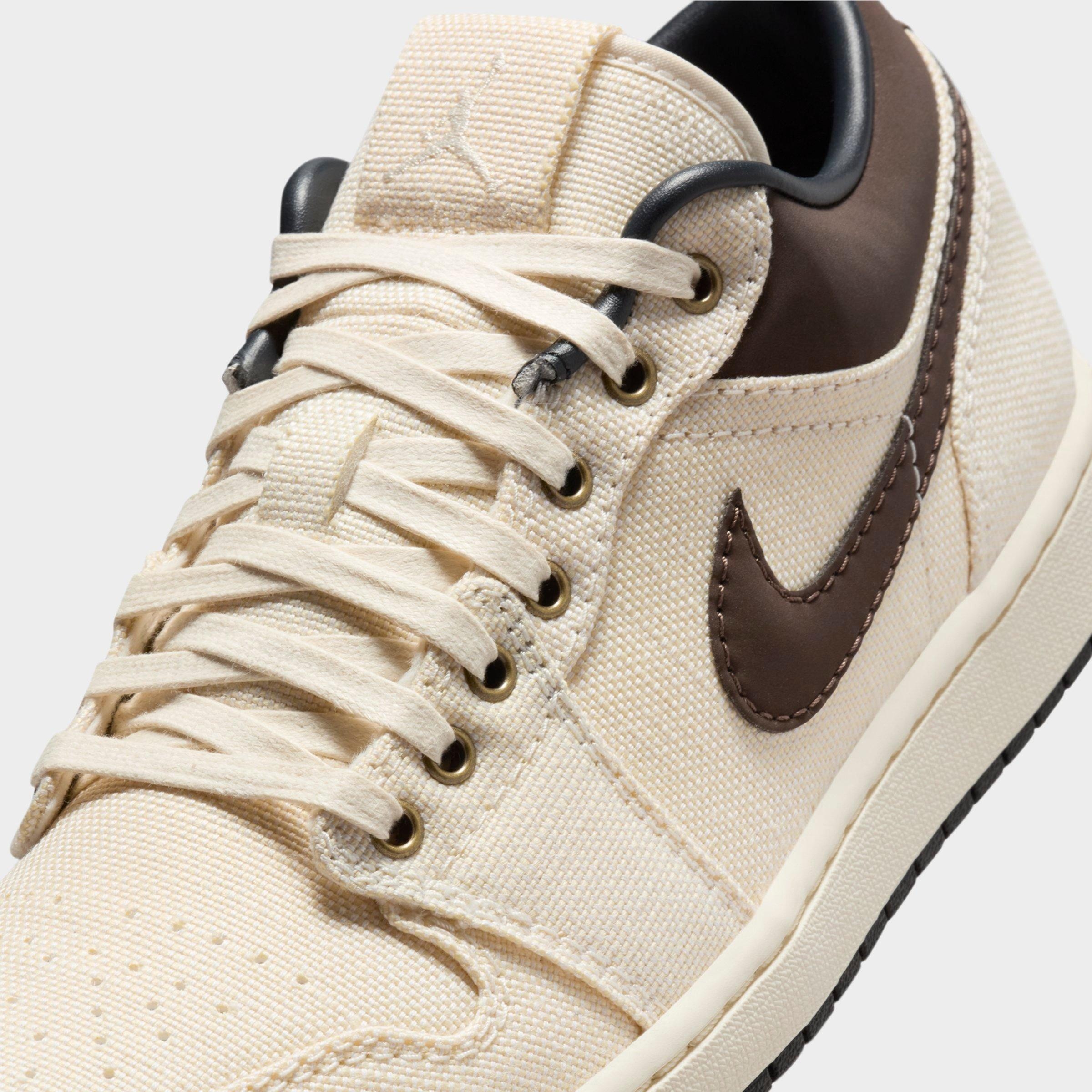 MEN'S AIR JORDAN 1 LOW PREMIUM CASUAL SHOES - 3