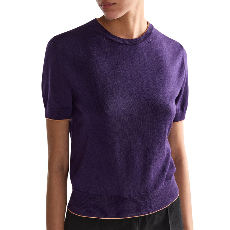 HIGH SPORT Janis Top in Grape outlook