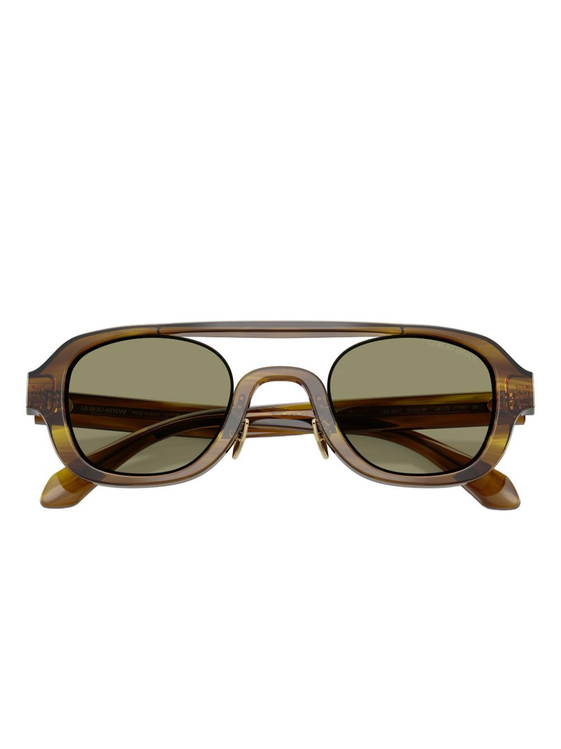 geometric-frame sunglasses 5
