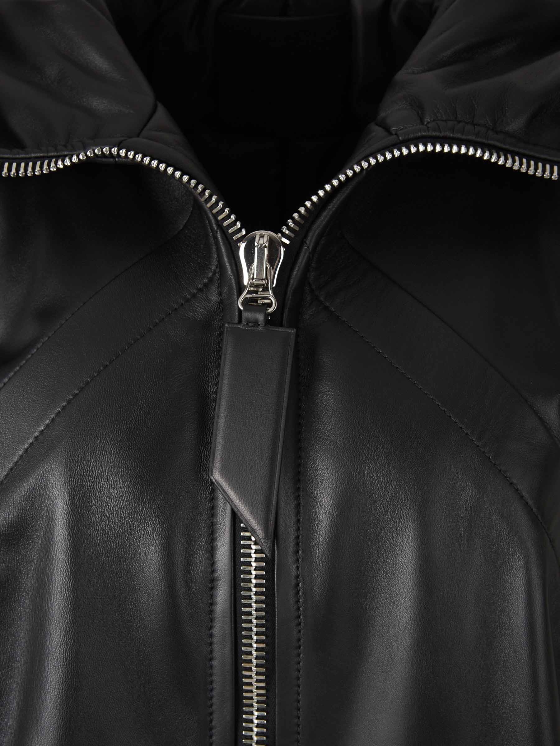 THE ATTICO LEATHER BOMBER JACKET | santaeulalia | REVERSIBLE