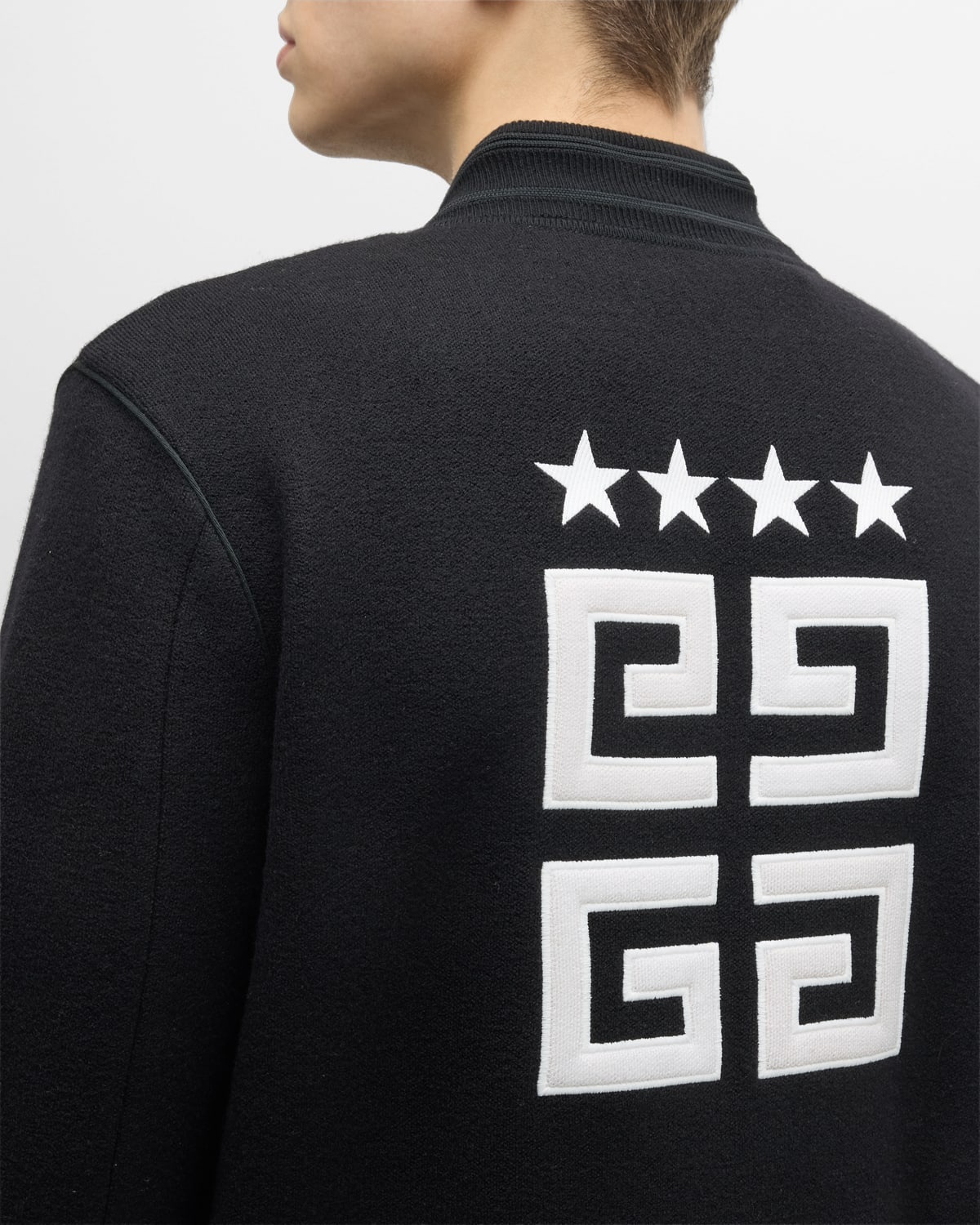 Men's 4G Knit Varsity Jacket - 7