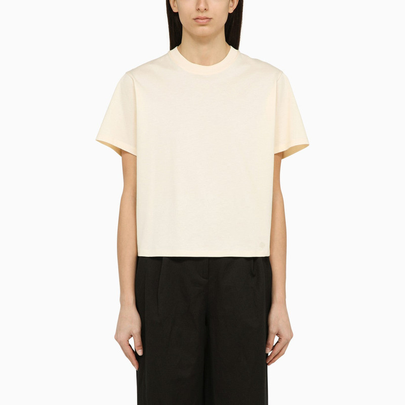 Ivory crew-neck t-shirt 1
