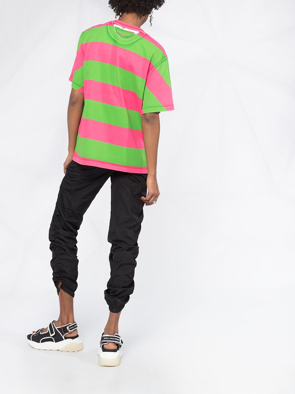 oversized striped T-shirt - 4