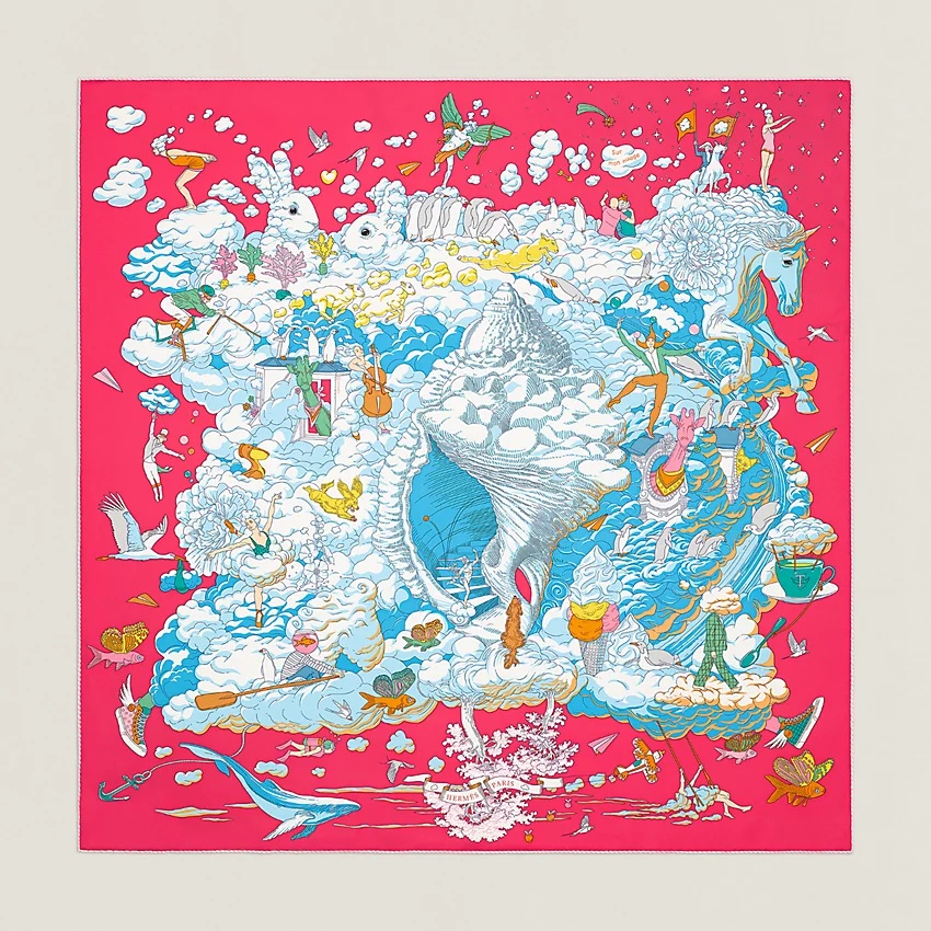 Sur Mon Nuage scarf 90 - 1