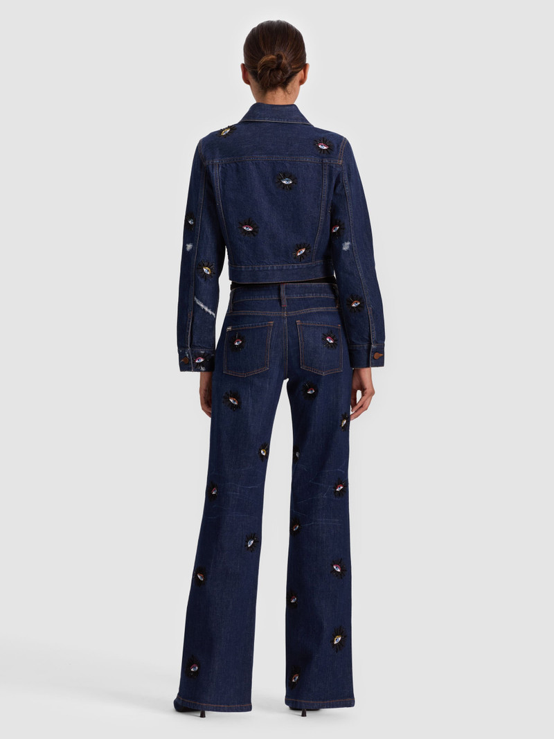 Alice + Olivia ROXIE EMBELLISHED JEAN outlook