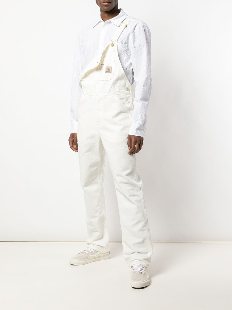Carhartt straight-leg denim overalls outlook