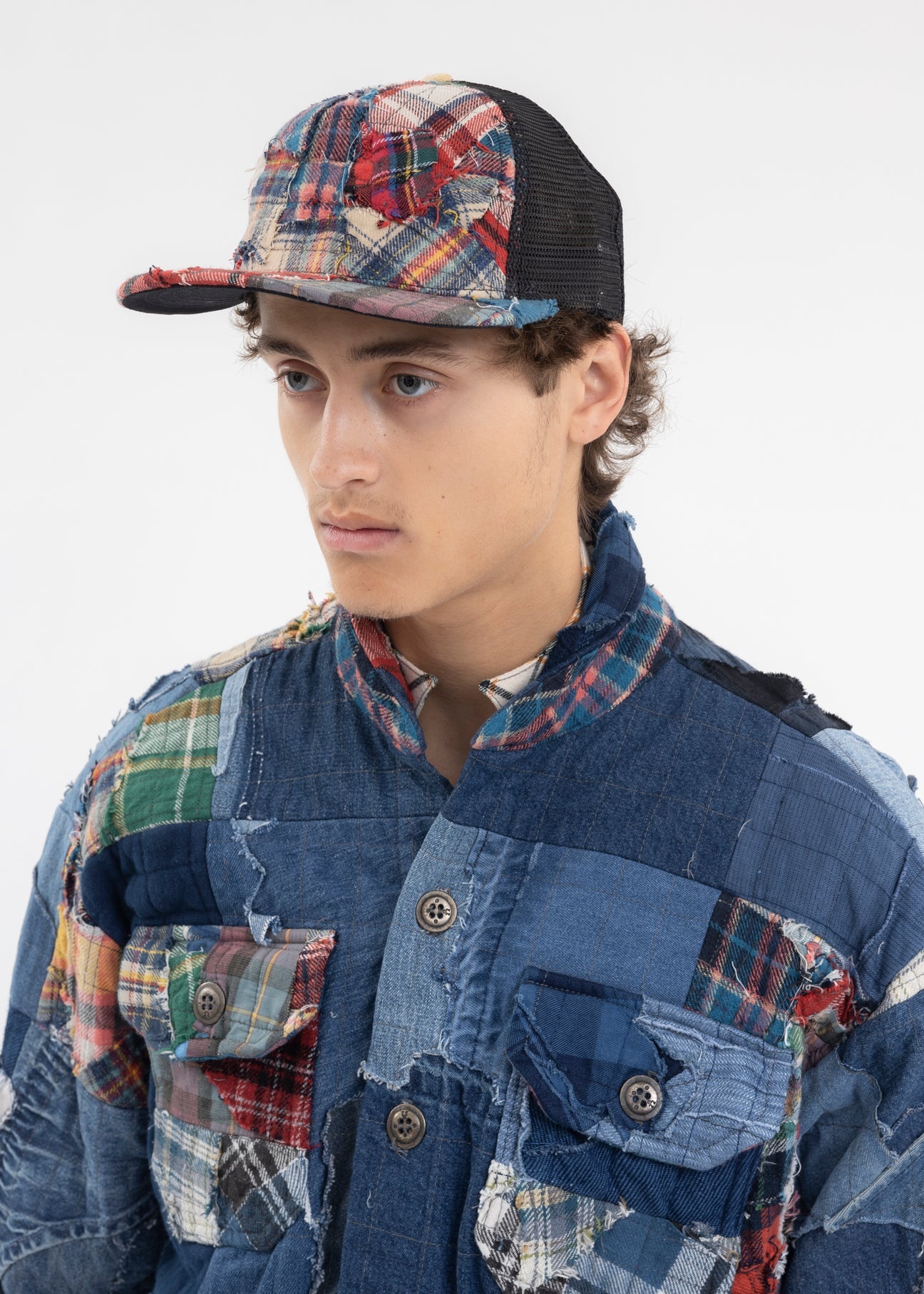 RAINBOW PLAID TRUCKER MULTI - 2