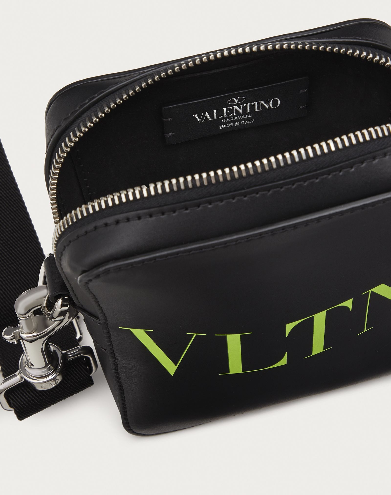 Small VLTN Leather Crossbody Bag - 4