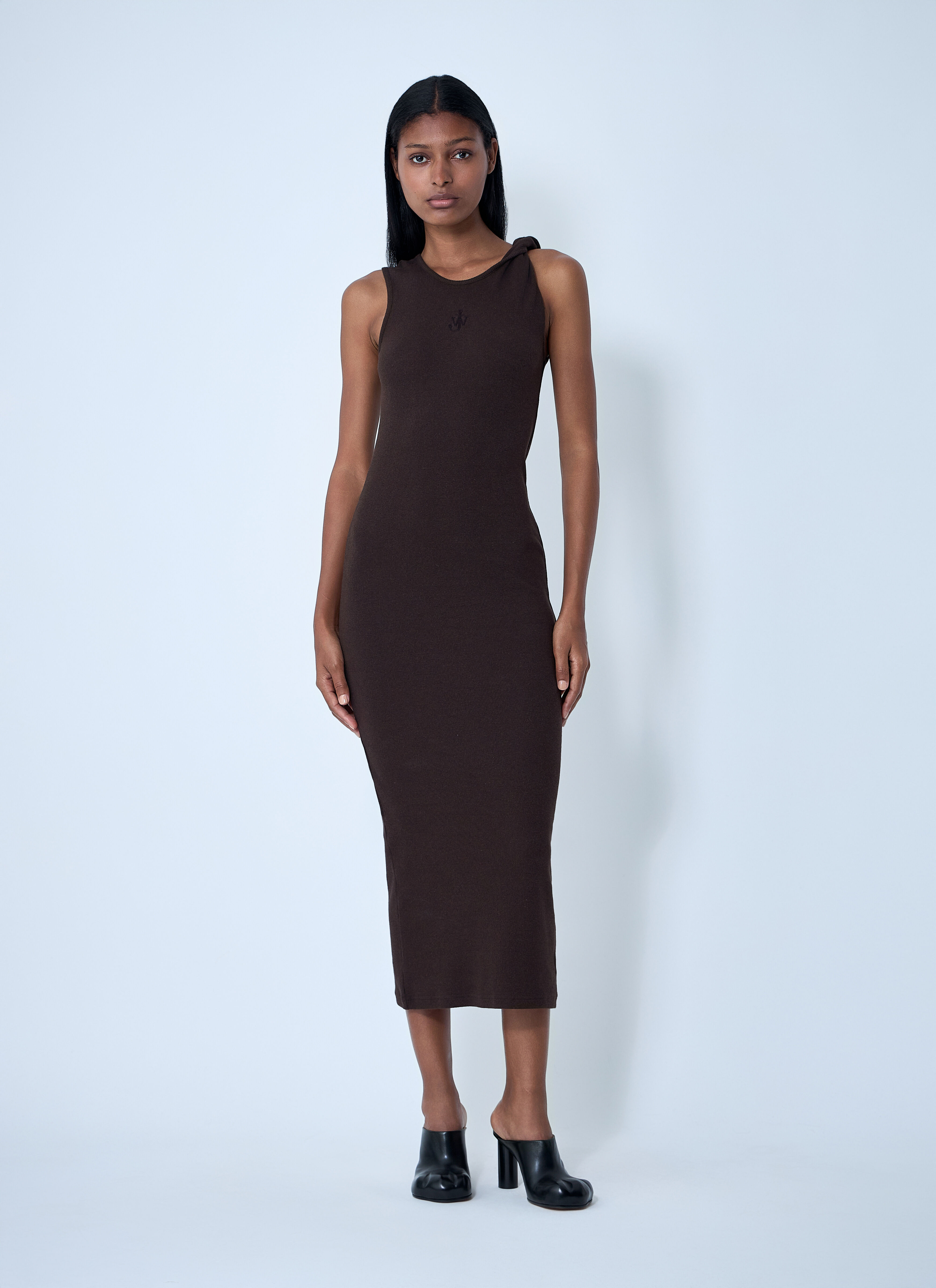 Logo Motif Rib Dress - 2