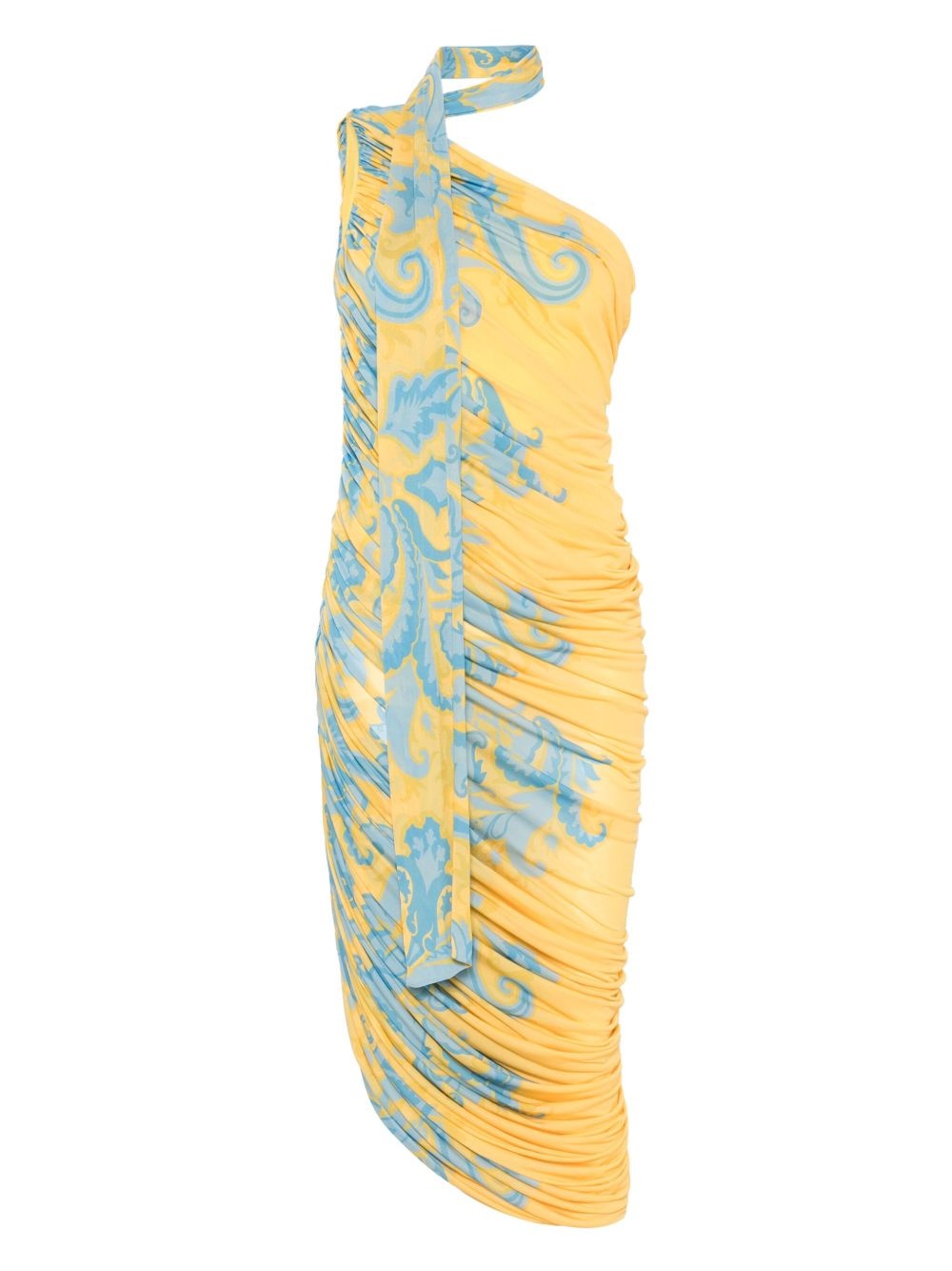 draped maxi dress - 1