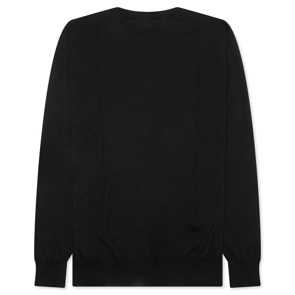 COTTON SWEATER - BLACK - 2
