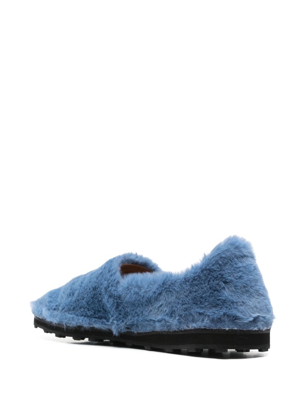 faux-fur slippers - 3