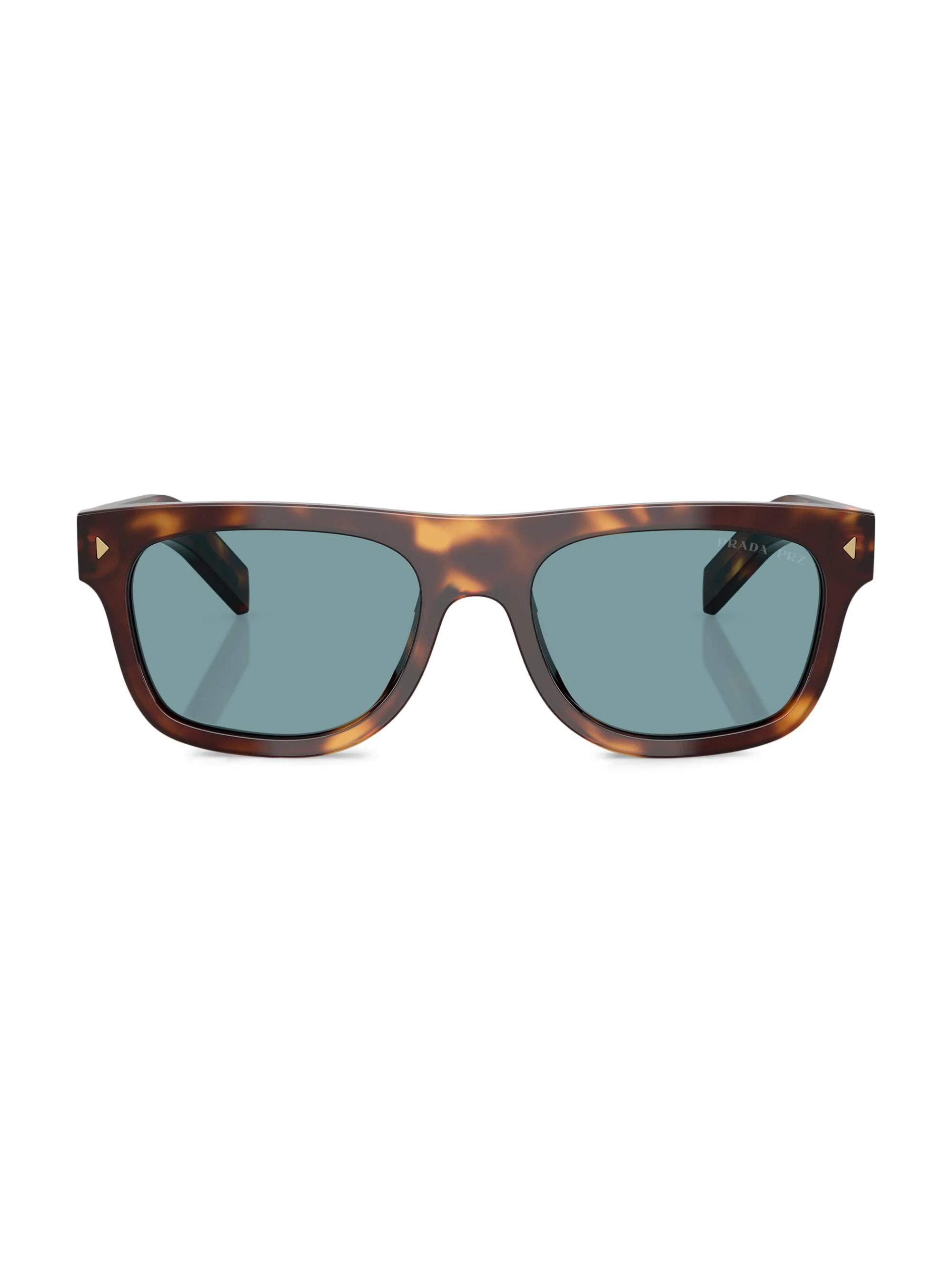 Men's 55MM Pillow Sunglasses - Tortoise - 1