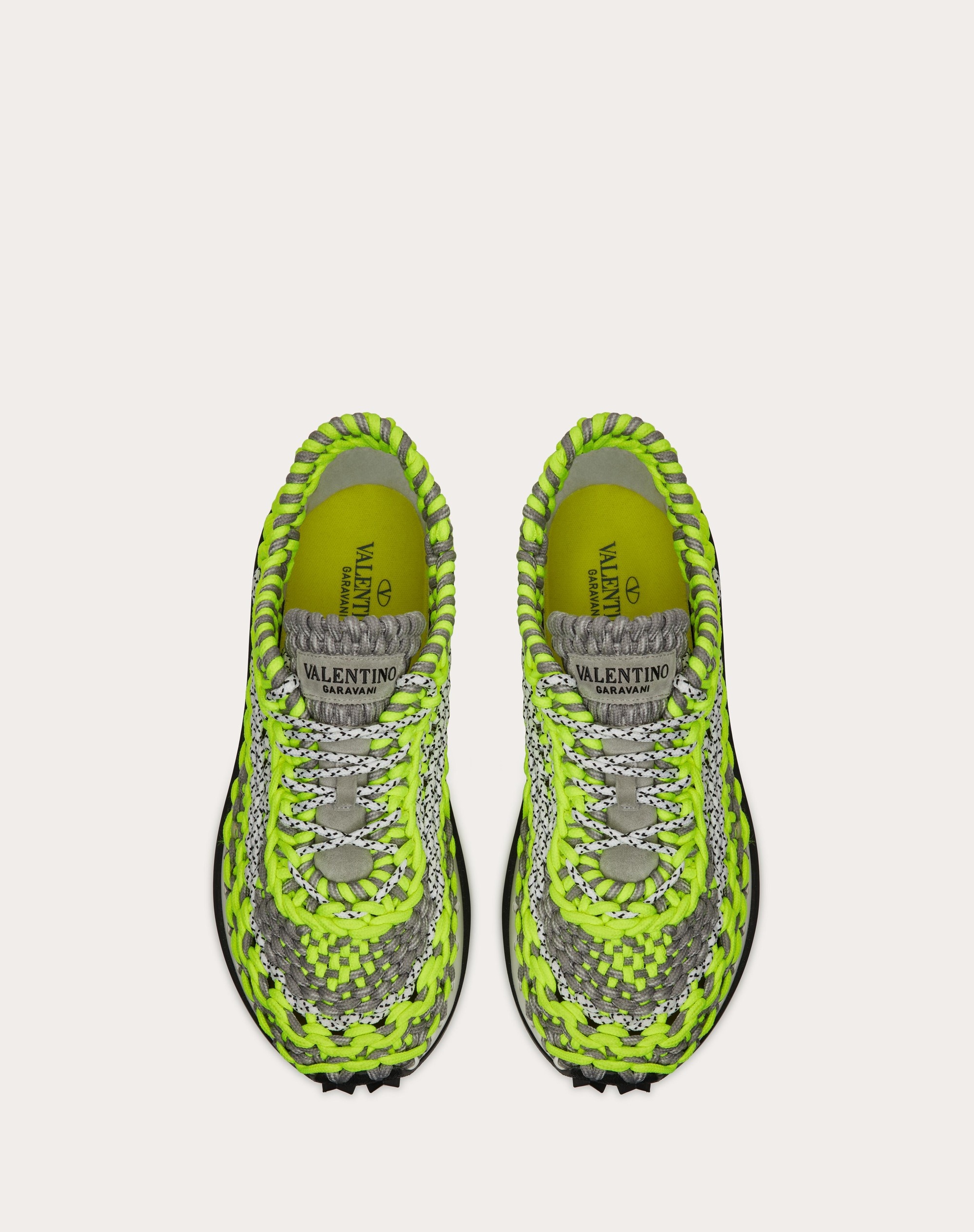 Valentino VALENTINO GARAVANI CROCHET SNEAKER IN FABRIC