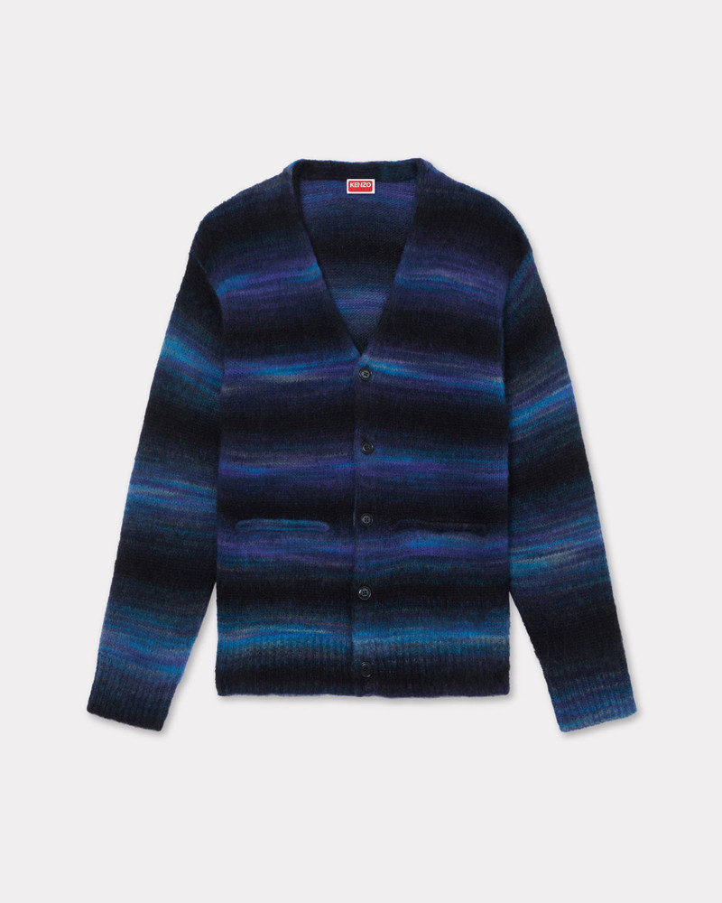 Embroidered stripes cardigan - 1