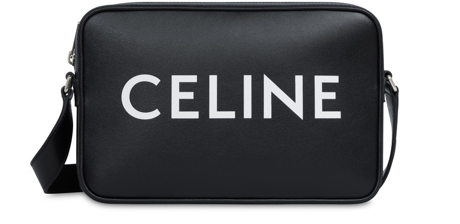 Medium Messenger Bag In Smooth Calfskin With Celine Print - 1