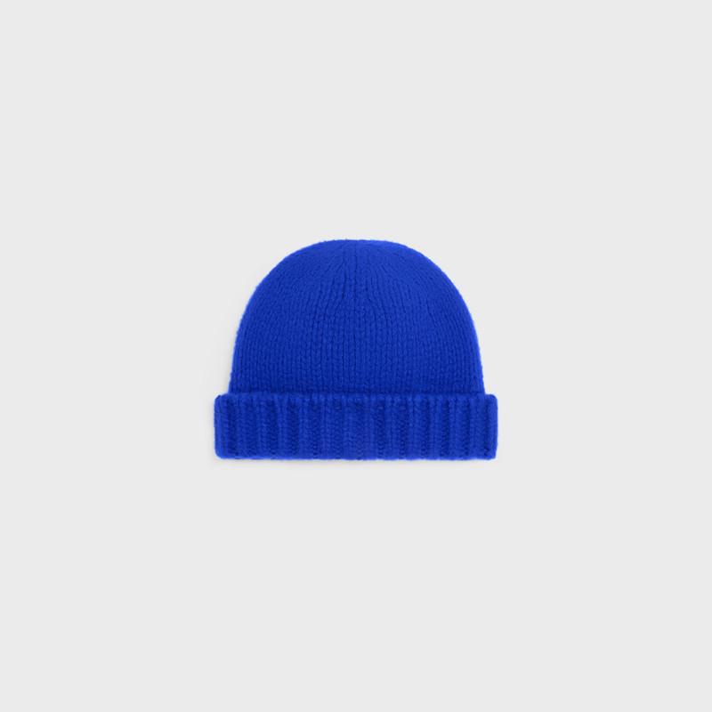 CELINE triomphe beanie IN cashmere and silk outlook