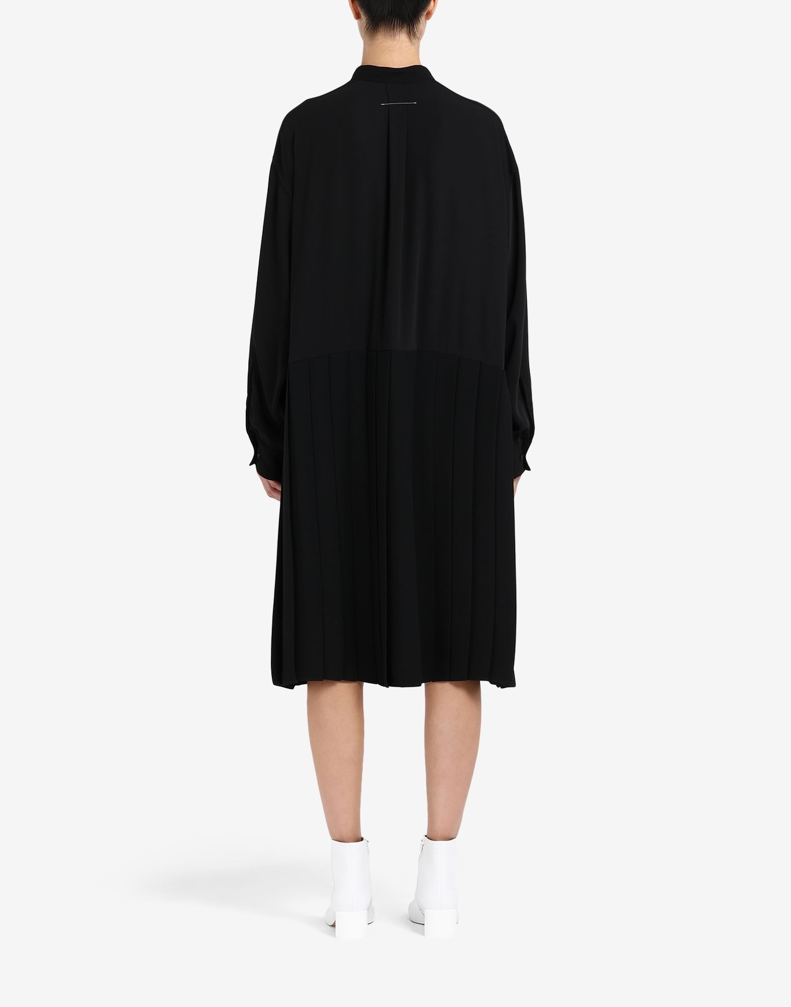 Dropped waist shirt-dress - 4