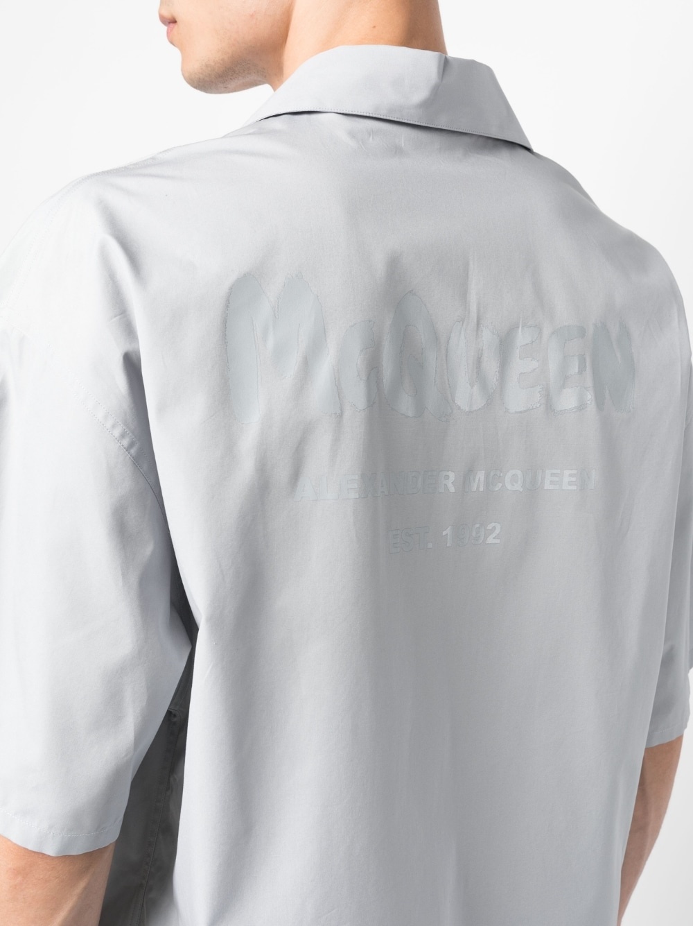 logo-print short-sleeved shirt - 5