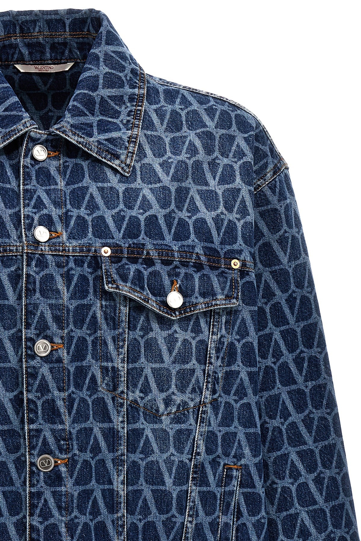 VIP【関税送料無料】希少 Valentino Denim Jacket Valentino 'Toile Iconographe' Valentino denim jacket