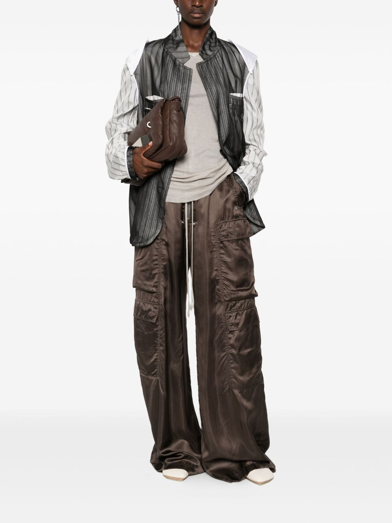 Rick Owens drawstring cargo trousers outlook