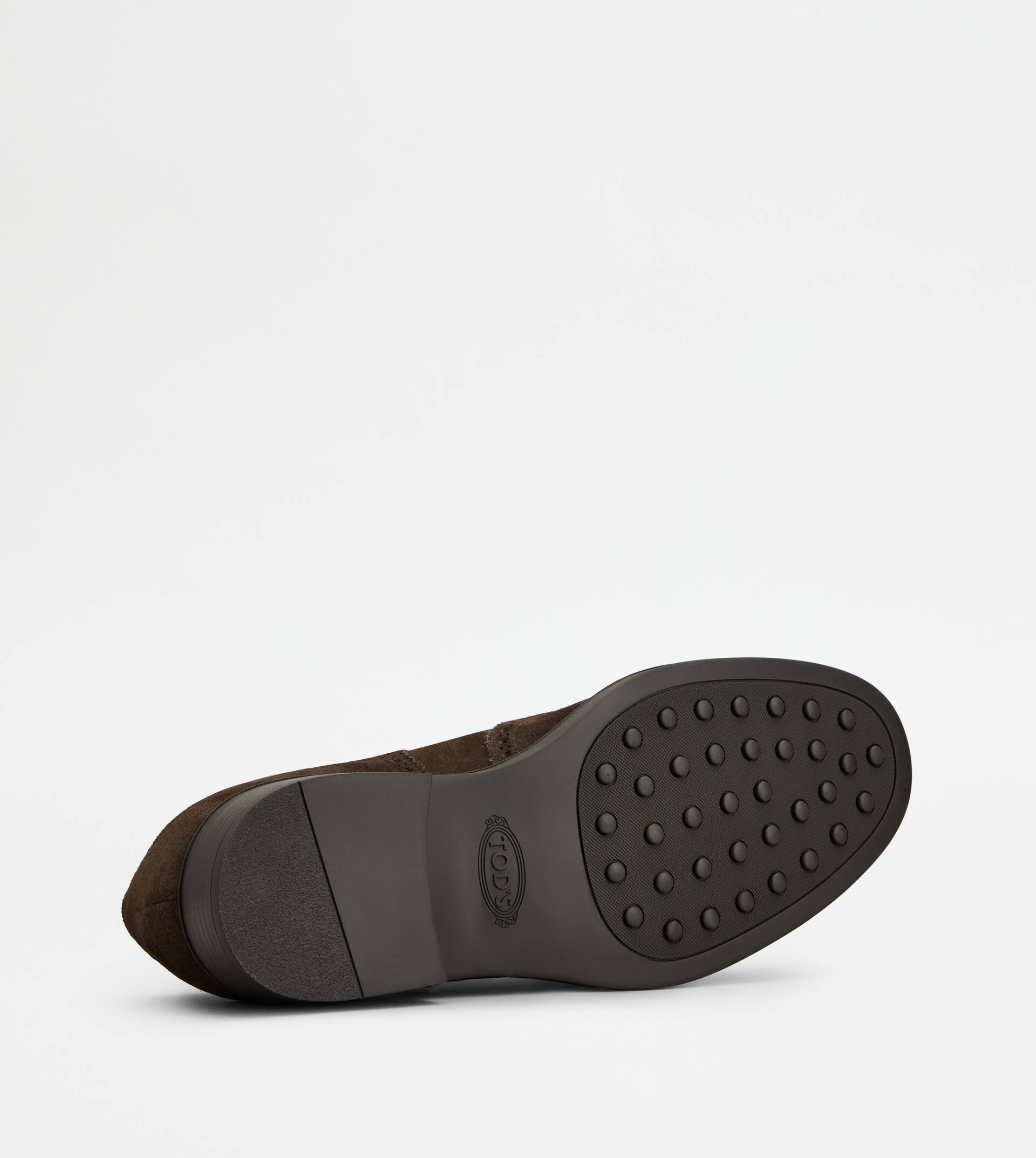 LACE-UPS IN SUEDE - BROWN - 4