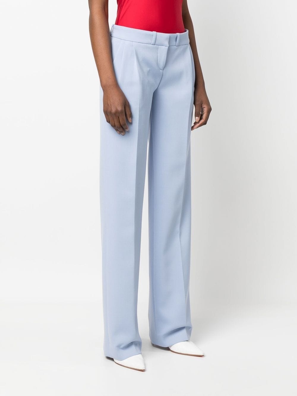 straight-leg tailored trousers - 3