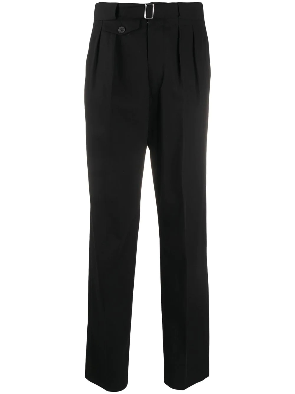 high waist belted trousers - 1