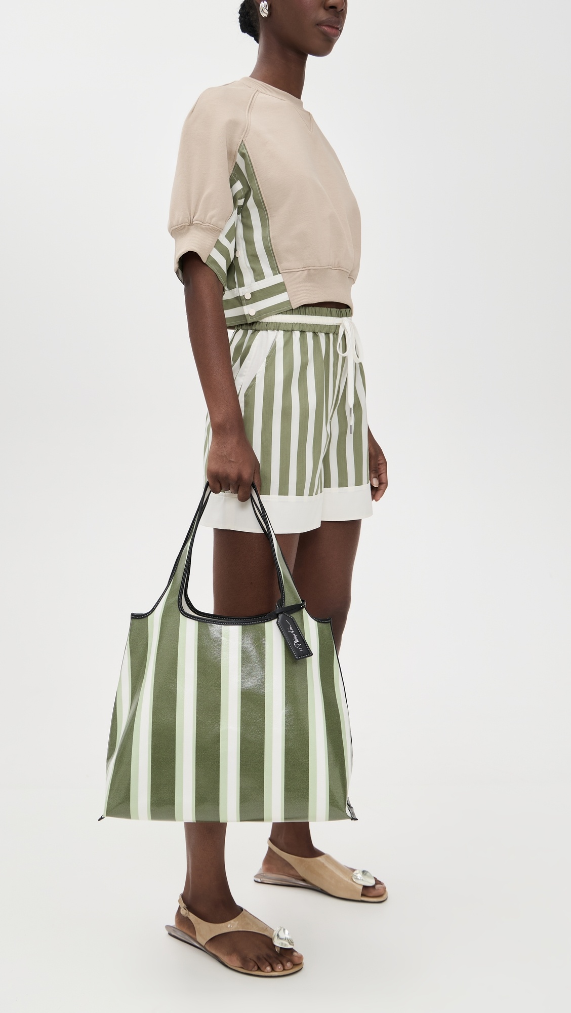 Dual Stripe Market Tote - 2